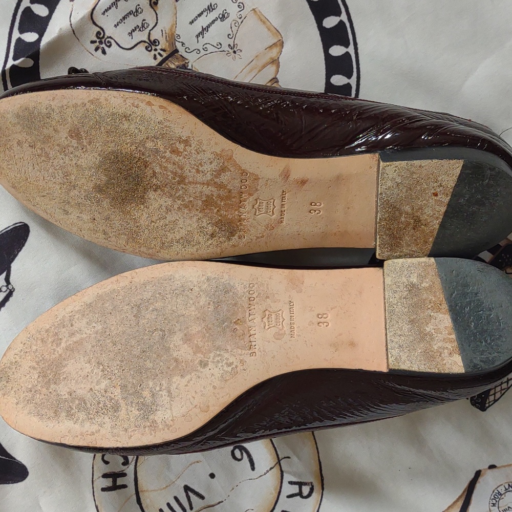 Brian Atwood flats made in Italy size 38. - Picture 5 of 6